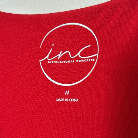 International Concepts Womens Bodycon Dress Size Medium Red - Picture 3 of 5